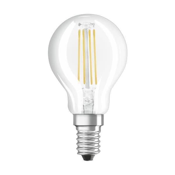 LED-lampa - OSRAM - TRE STEG DIM KLASSISK P - E14-sockel - Varm vit - 4 W motsvarar 40 W