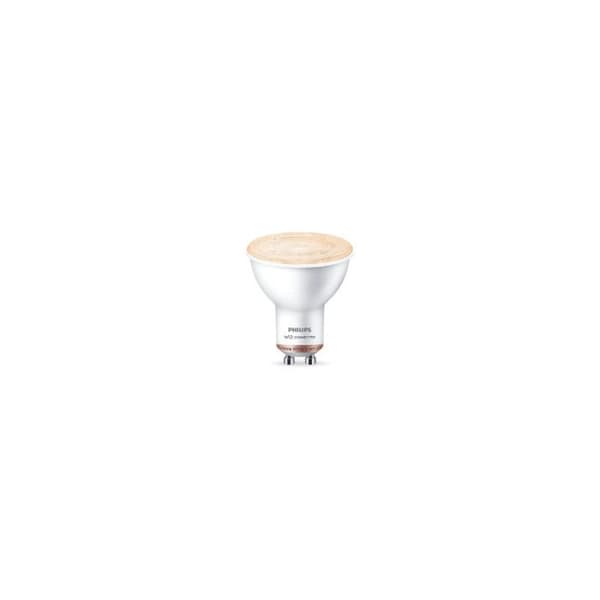 Ansluten spot LED-lampa PHILIPS - WIZ - EyeComfort - dimbar - 4,7W - 345 lumen - GU10 - 93209
