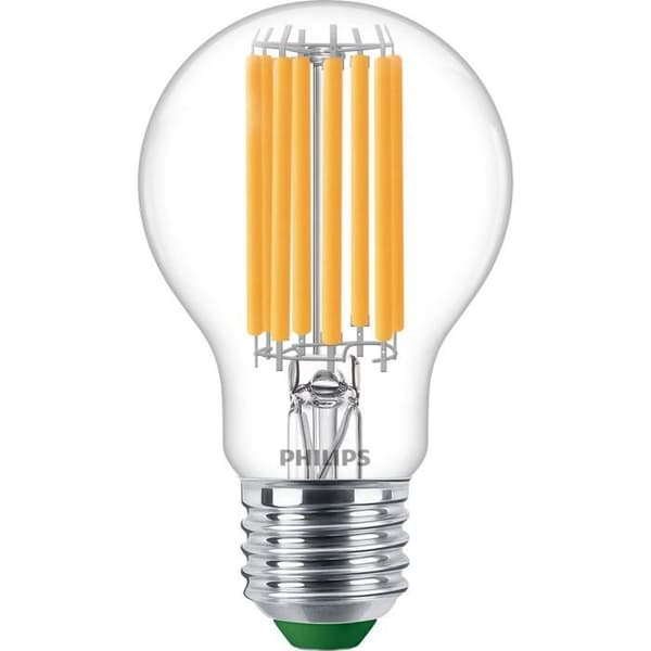Ultraeffektiv klass A LED-lampa - PHILIPS - 100W - E27 bas - Varmvit 2700K - Transparent