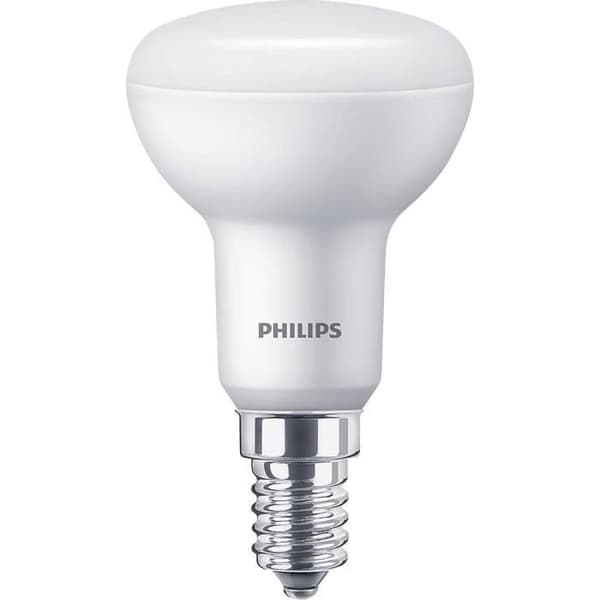 LED-lampa - Philips - LED Standard R50 - Motsvarar 60 W - Fattning E14 - Varmvit