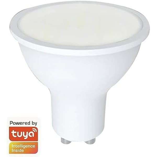 Denver SHL-440 (låda med 3 stycken). WiFi smart LED-lampa. Kompatibel med Alexa, Google Home och Tuya. GU10 form. Ljus