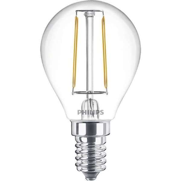 Ampull LED - PHILIPS - Classic 77755500 - E14 - 2W - Varmvit - A++