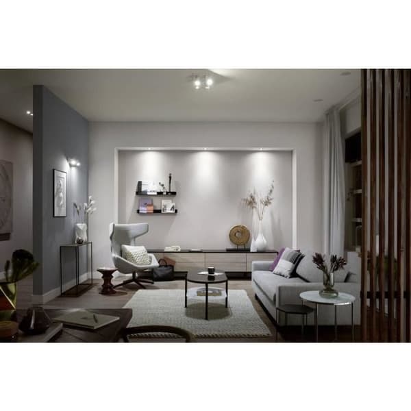 LED-lampor - PHILIPS - GU10 - Vit och färg - 6W - 30000 timmar - 2 st