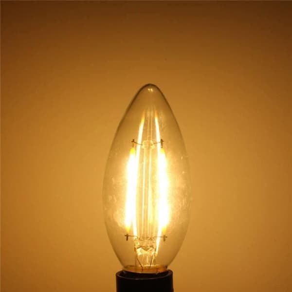 TD® E14 2W Retro Edison LED-lampa / ljus och ljus / bländfri varm vit / ljus halogen