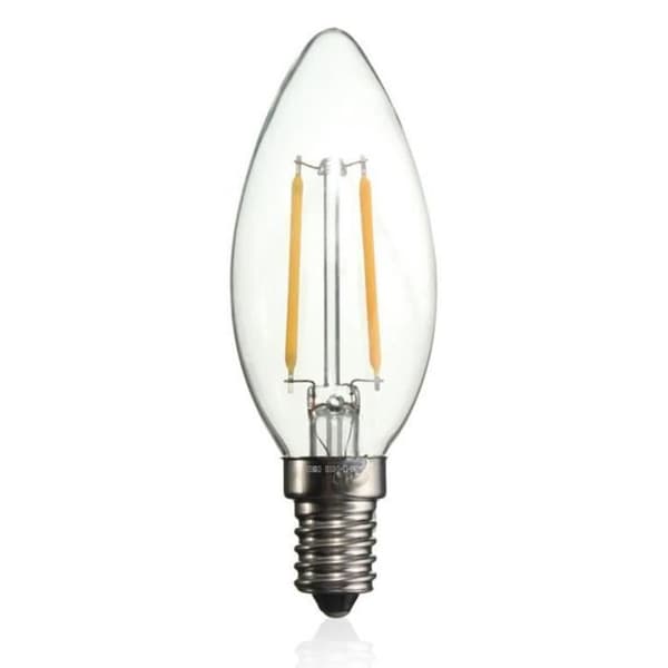 TD® E14 2W Retro Edison LED-lampa / ljus och ljus / bländfri varm vit / ljus halogen