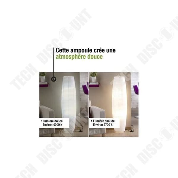 TD®-paket med 3 lågenergilampor 6W Motsvarar 25W, E14 varmvitt ljus (ca 2700k) - briljant
