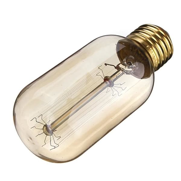 CON® TEMPSA E27 60W glödlampa 220V retrostil kolglödlampa