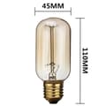 Miniatyrbild 2 av 4: CON® TEMPSA E27 60W glödlampa 220V retrostil kolglödlampa
