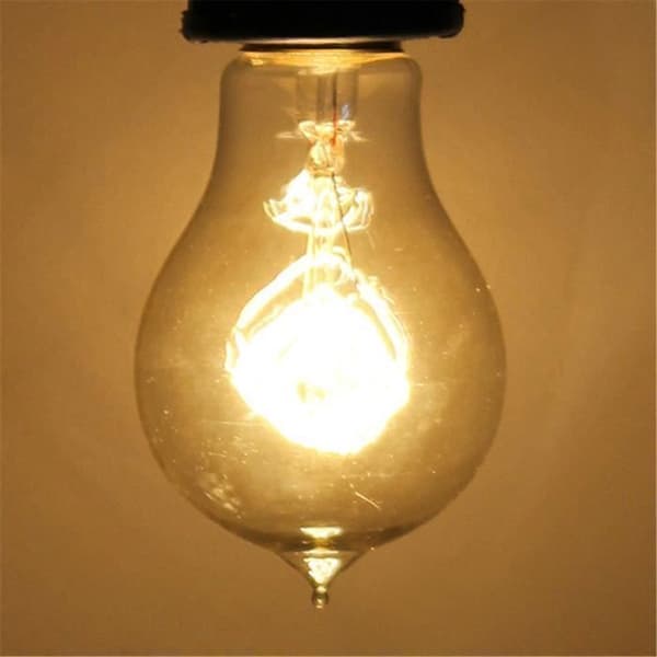 CON® 4x E27 Glödlampa 40W 110V/220V Lampa Glödtråd Glas Ljus Retro Antik