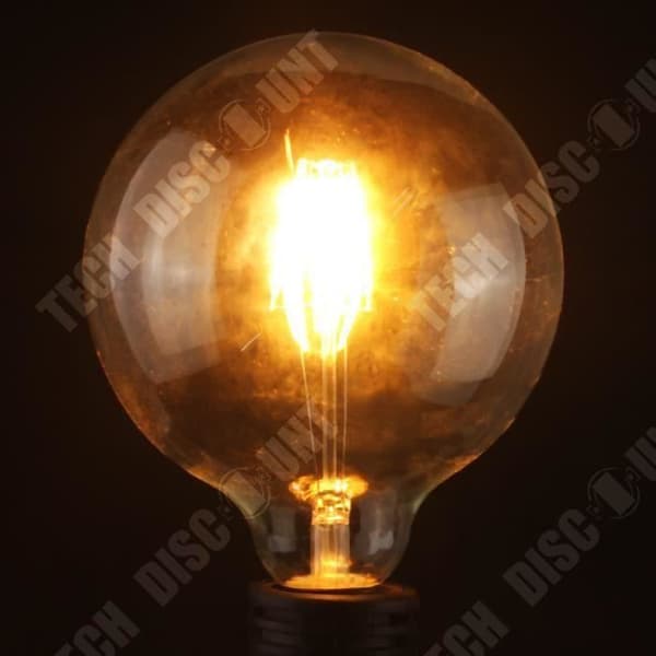 TD® G125 8W E27 Vintage glödlampa Ögonskydd Energibesparande
