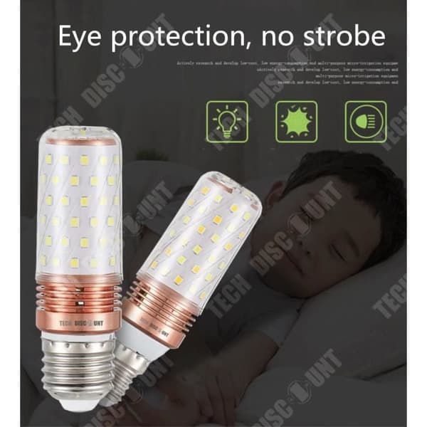 TD® led-lampa majsfärg ljus spotlight lampa maximal belysning varm kall vit strålning barer kontor hem ljus