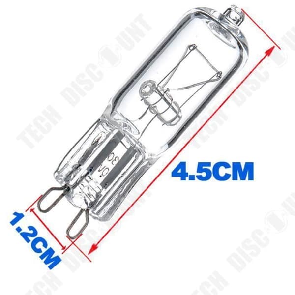 TD® 10st G9 halogenlampa 40W varmvit bas 2800k-3000K Lampa 220V 230V Ny