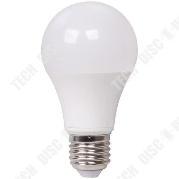 TD® varm glödlampa E27 60W LED A60 27xLED Elglas belysning av strömbrytare etikett ström 60W strömbrytare