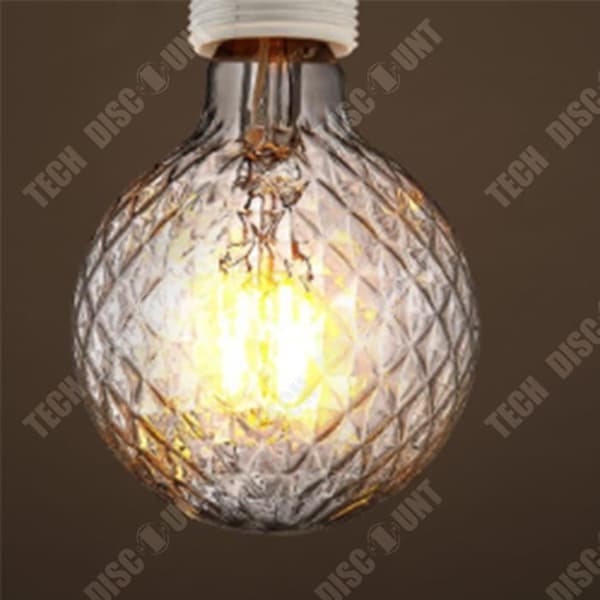 TD® led-lampa e27 kreativ design ljus glastak gul färg ljus vardagsrum dekoration lampa belysning kvällar festmode