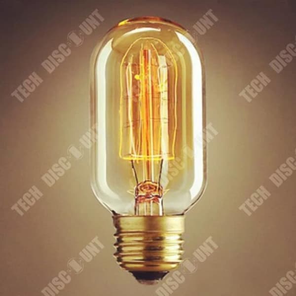 TD® American Edison retro antik dekorativ volframglödlampa 230V rak glödlampa hem