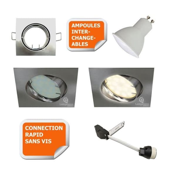 TD® COB-lampa GU10 Cup Stor energibesparing Hög färgåtergivning Stabil ljusfärg Hög transmission
