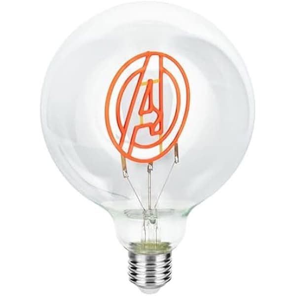 Dekorativ LED neonskåp - PALADONE - Marvel Avengers - E27 - Röd - 30000 timmar