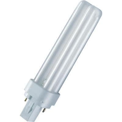 Fluorescerande tubljus - OSRAM - DULUX D PLUS - 18W - Vit - Inomhus