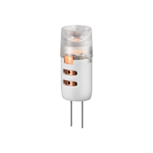 goobay - LED-lampa - G4 - 1.2 W (motsvarar 13 W) - klass A++ - varm vit ljus - 2700 K - vit
