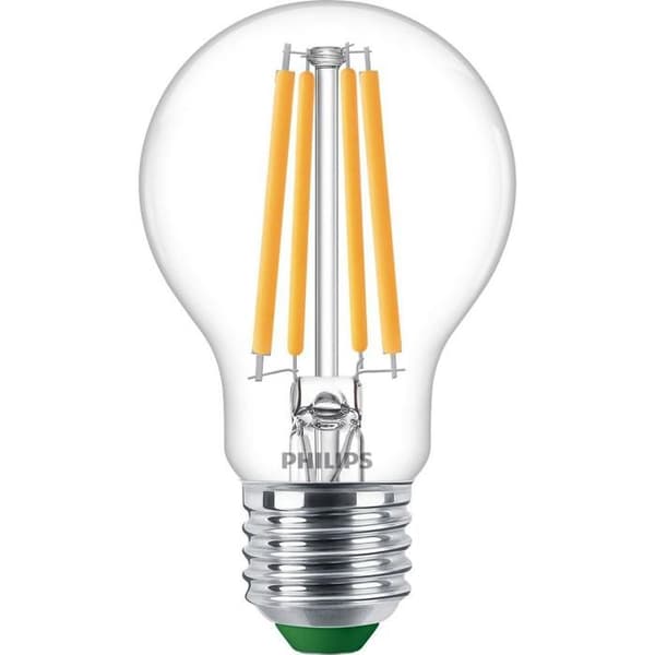 Ampull LED Ultra Effektiv Klass A - PHILIPS - 60W - Sockel E27 - Varm vit 2700K - Transparent glas
