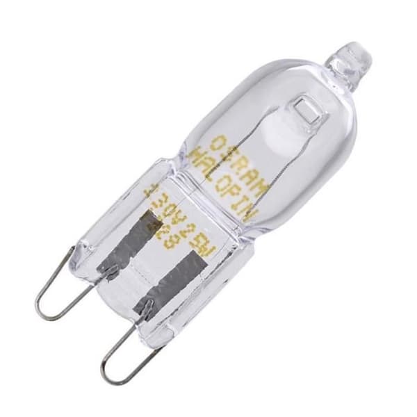 Hotpoint, Indesit, Whirlpool Halogenlampa 40 w g9 bas Whirlpool 481010391431