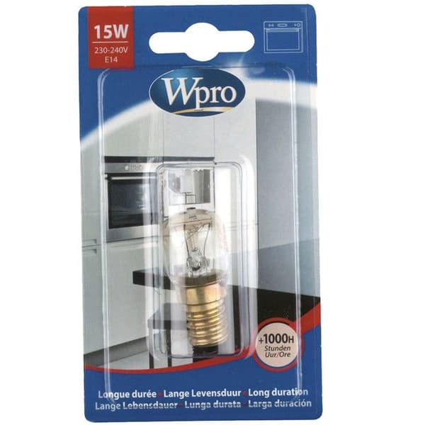 Poirette glödlampa 300°C – E14 – T22 – 15W – 220V för