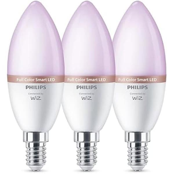 Ampoule LED - PHILIPS - E14 - 4,9 W - 470 lm - Vit - Klass A+
