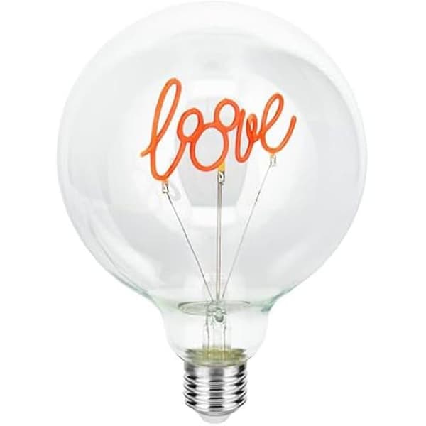 Dekorativ LED-lampa - PALADONE - Mickey Mouse Love - E27 - Röd - 30000 timmar livslängd