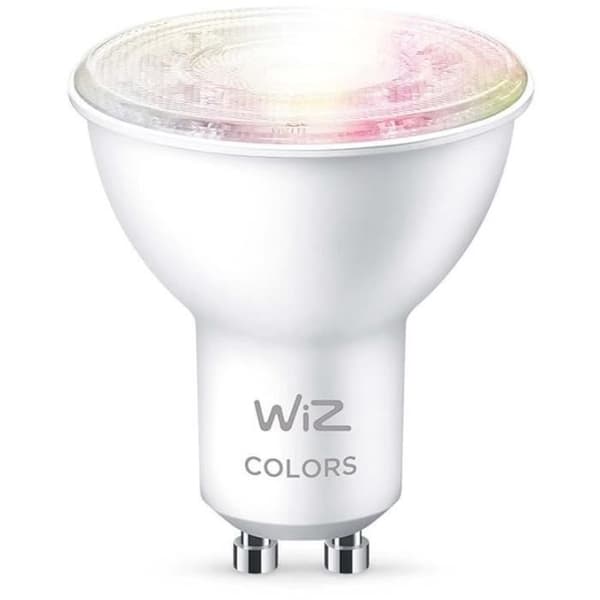 LED-ampull i glas ansluten - WIZ - 929003772322 - GU10 - Motsvarande 50 W - 16 miljoner färger - Wi-Fi/Bluetooth