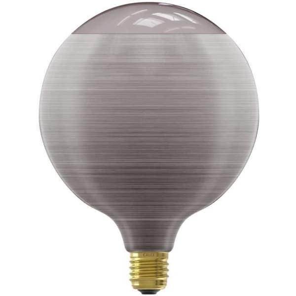 E27 LED-lampa - CALEX - G125 - Spiraltråd - 4W - 80 lm - 1800 K - Grå