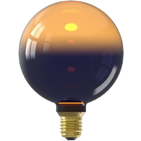 E27 LED-lampa - CALEX - INCEPTION G125 - 3,5 W - 80 lm - 1800 K - Svart / guld gradient