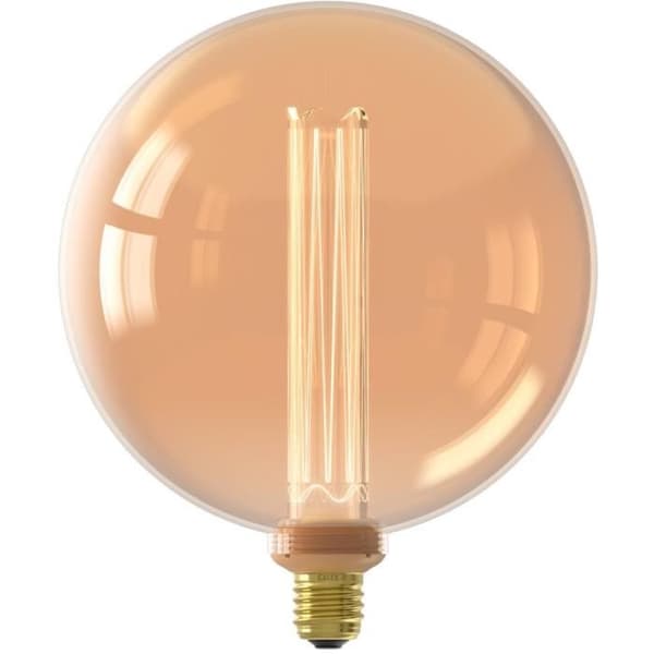 E27 LED-lampa - CALEX - Royal Kalmar - Filament - 3,5 W - 150 lm - 1800 K - Dimbar - Varmt vitguld