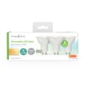 Miniatyrbild 3 av 3: LED-lampa GU10 - NEDIS - LBGU10P166P3 - 4,5 W - 345 lm - Varm Vitt - 3 delar