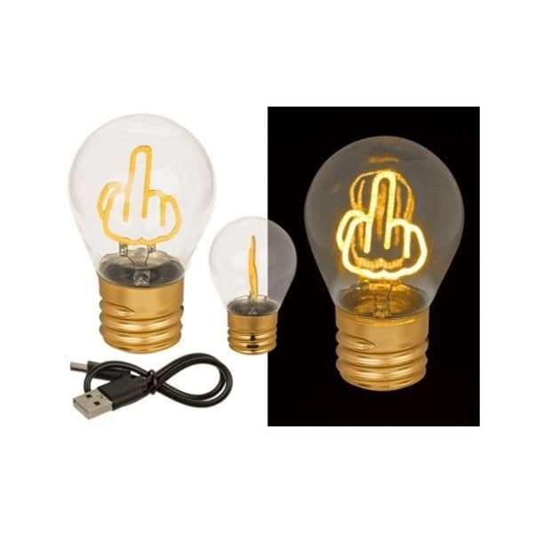 Ampoule LED - Ej specificerad - Fickfinger - Uppladdningsbar USB - 12 x 7 cm - 5h användning