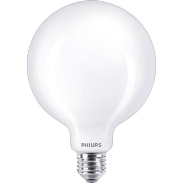 LED-lampa - PHILIPS - 66514200 - E27 - 10,5 W - Varmvit - Globe Ø 12,5 cm