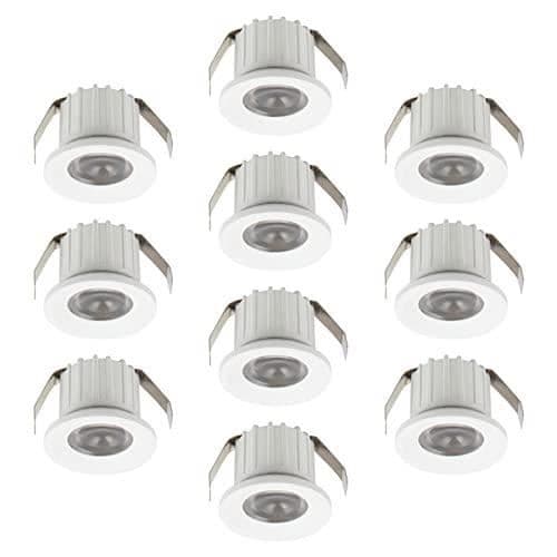 Sigmalbelysning - MINI SPOT LED 3W RUND - Dimbar - 300 lumen - Ø35x25mm - LED SPOT infälld Varmljus 3000K - Strömförsörjning