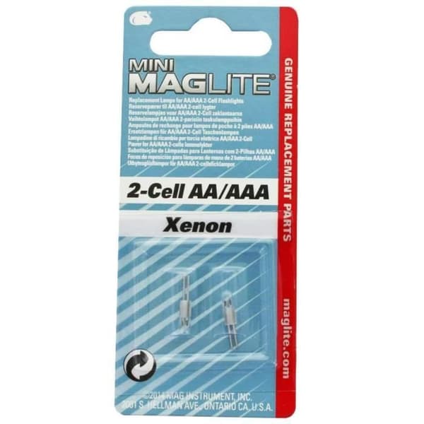 Mag-Lite Set med 2 Krypton-lampor för Mini AA/AAAl