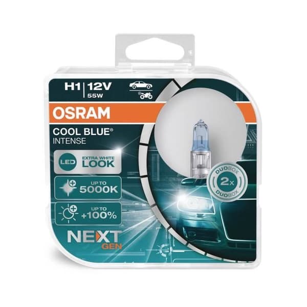 Halogenlampa - Osram - 64150CBN-HCB - COOL BLUE® INTENSE - 12 V - Kall vit
