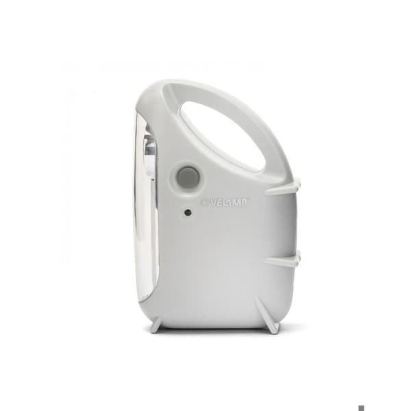 Bärbar uppladdningsbar LED-nödlampa - OVIDEA - Grå - 2 lägen - 180 min autonomi - 170 lumen