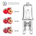 Miniatyrbild 3 av 4: Glödlampa - led glödlampa - halogenlampa Eksave