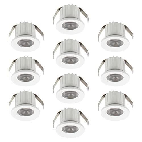 Sigmalbelysning - MINI SPOT LED 3W RUND - Dimbar 300 lumen - Ø35x25mm - LED SPOT infälld Naturligt ljus 4000K - Strömförsörjning
