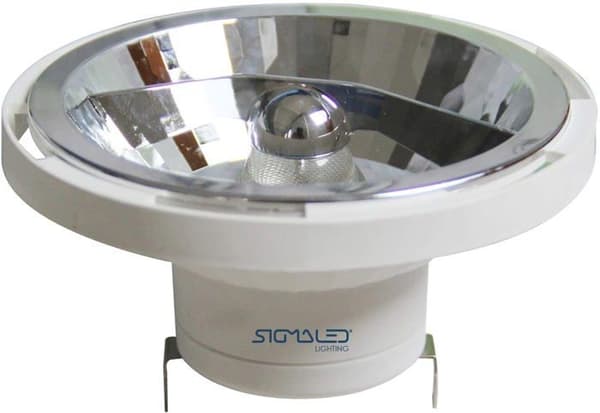 Glödlampa - LED-lampa - Sigmalad halogenlampa - P5-AR111-145340-S