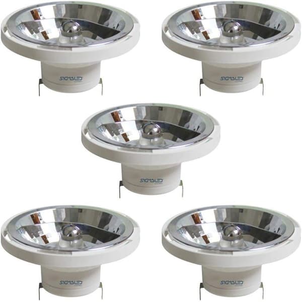 Glödlampa - LED-lampa - Sigmalad halogenlampa - P5-AR111-145340-S