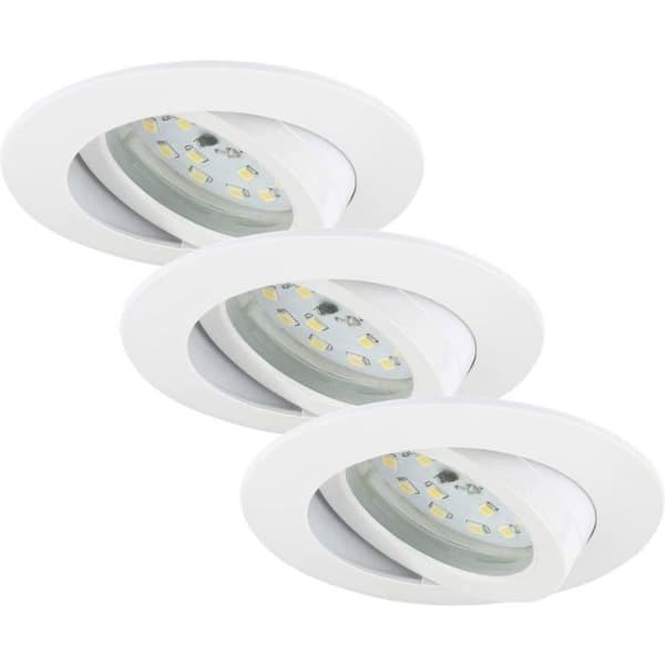 Infälld LED-spotlight - BRILONER - 7232-036 - Varmvit - 16,5 W - Set om 3