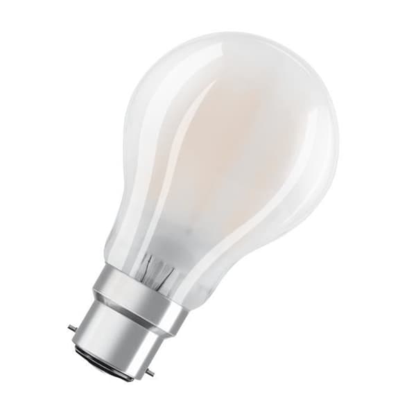LED-lampa - OSRAM - B22d - Cool vit - 6,50 W - Ersättning 60 W glödlampa
