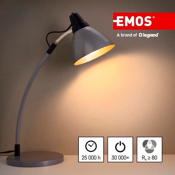 Emos - ZF1140 - LED-lampa 6W E27 230V 2700K 810lm dekorativ filament mini glob vit varm