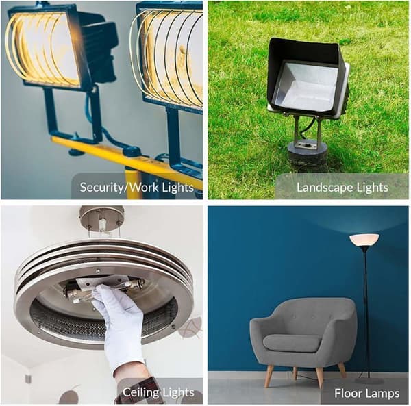 Glödlampa - led glödlampa - halogenlampa Eksave