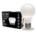 Miniatyrbild 1 av 4: V-TAC LED-lampor E27 8,5W (motsvarande 60W) A60-806 Lumen - 4000K Neutral Vit - 200° ljusstråleöppning - Effektivitet