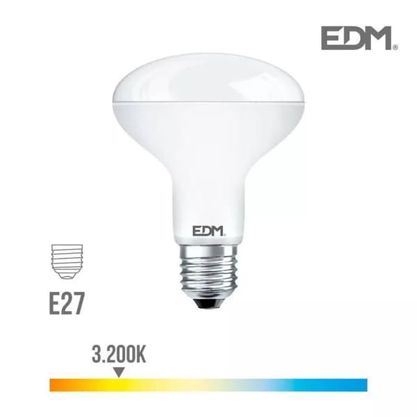 LED-lampa E27 10W R80 motsvarande
