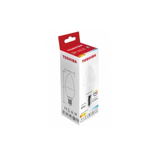 Ampoule LED - GREENICE - E14 C37 - 4.7W - 470Lm - Kallvit